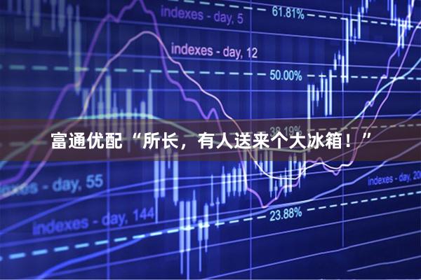 富通优配 “所长,有人送来个大冰箱!”